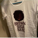 T-shirt customised with Brown Suga Babe